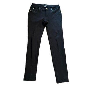 Ci Sono Women’s Midi Rise Rayon Nylon Skinny Pants Large
